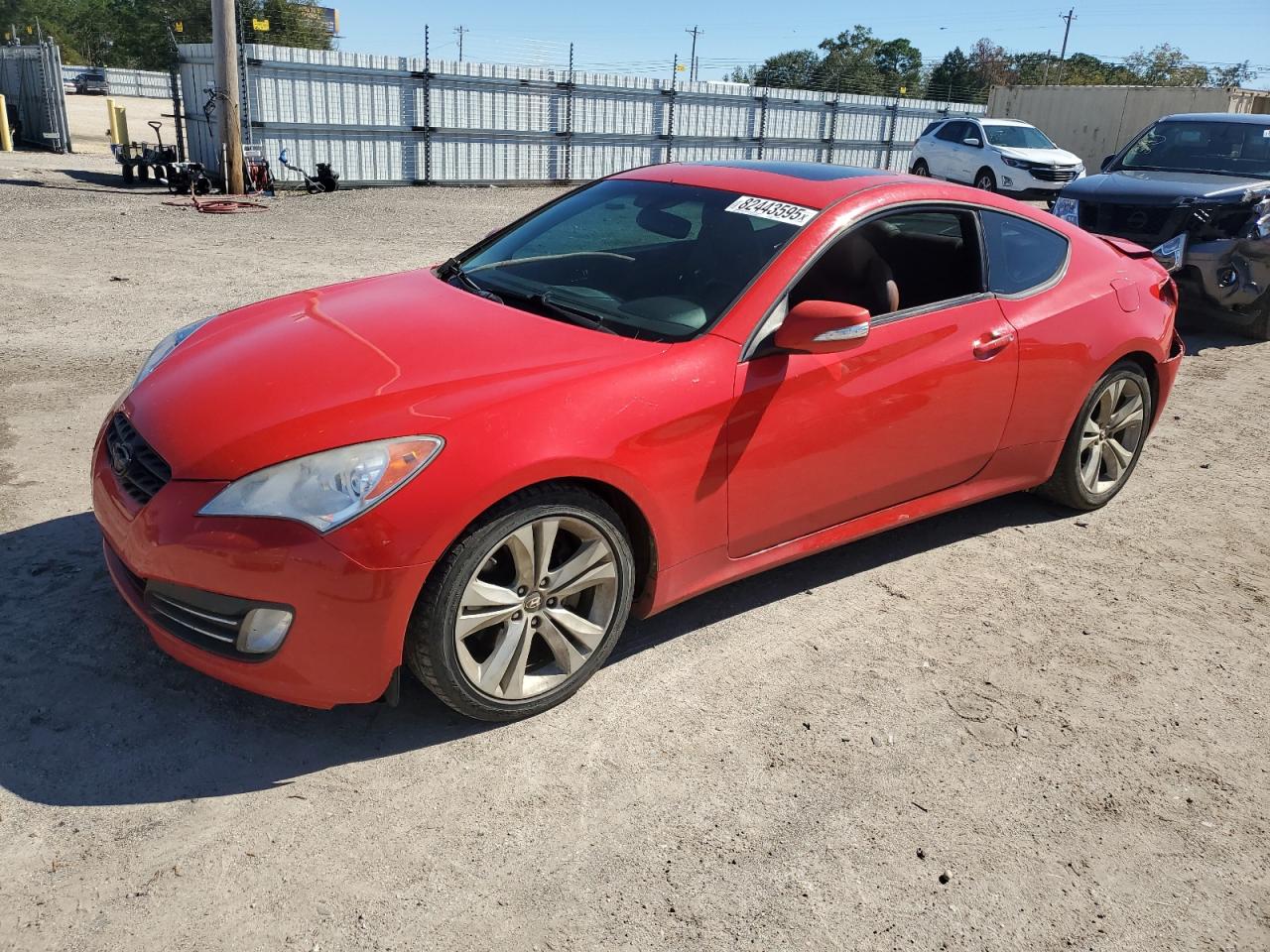 2011 Hyundai Genesis Coupe Grand Touring w/Brn Lth, VIN KMHHU6KH1BU056064 — Rear end