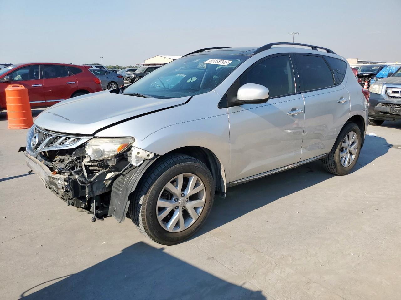 2012 Nissan Murano SL, VIN JN8AZ1MU9CW113531 — Front end