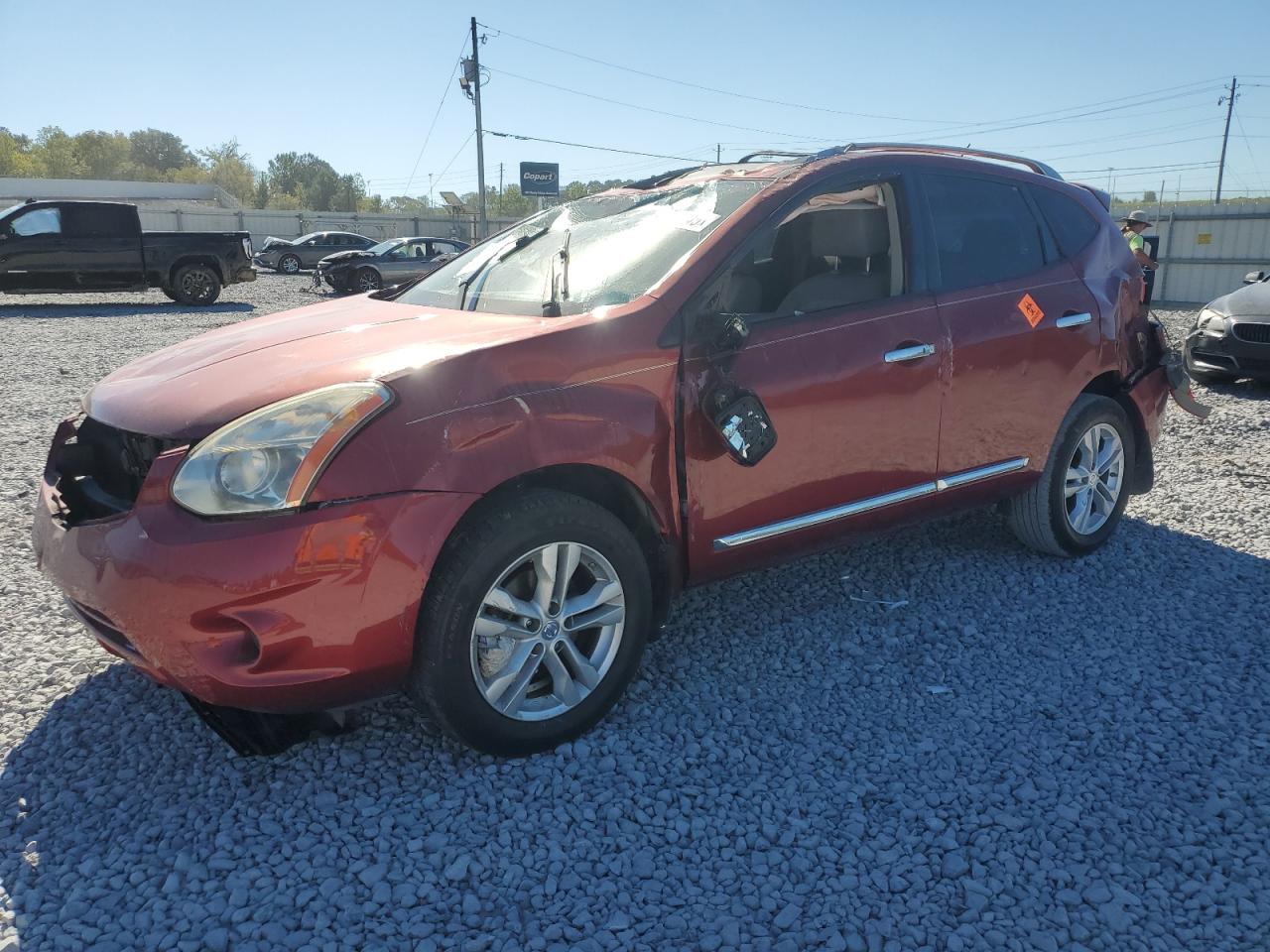 2012 Nissan Rogue SV, VIN JN8AS5MT4CW287946 — All over