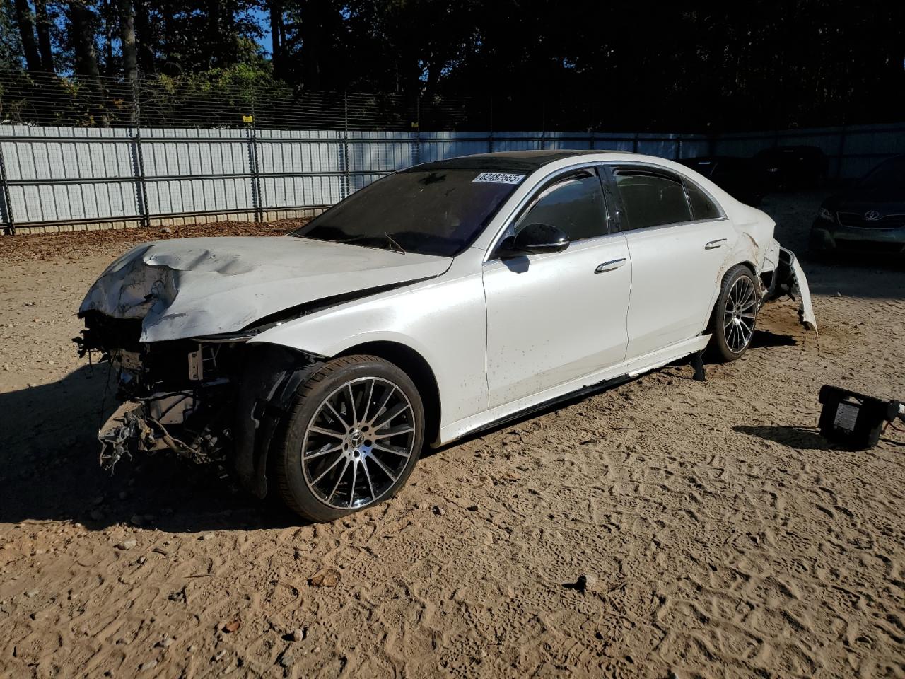 2021 Mercedes-Benz S 580, VIN W1K6G7GB3MA034980 — Front end