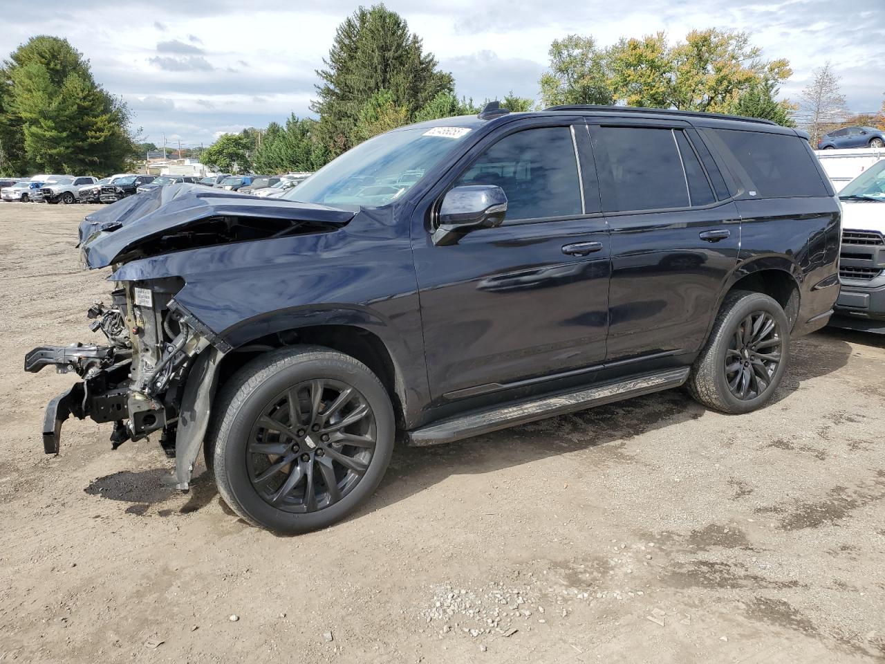 2021 Cadillac Escalade Sport, VIN 1GYS4EKLXMR428185 — Front end