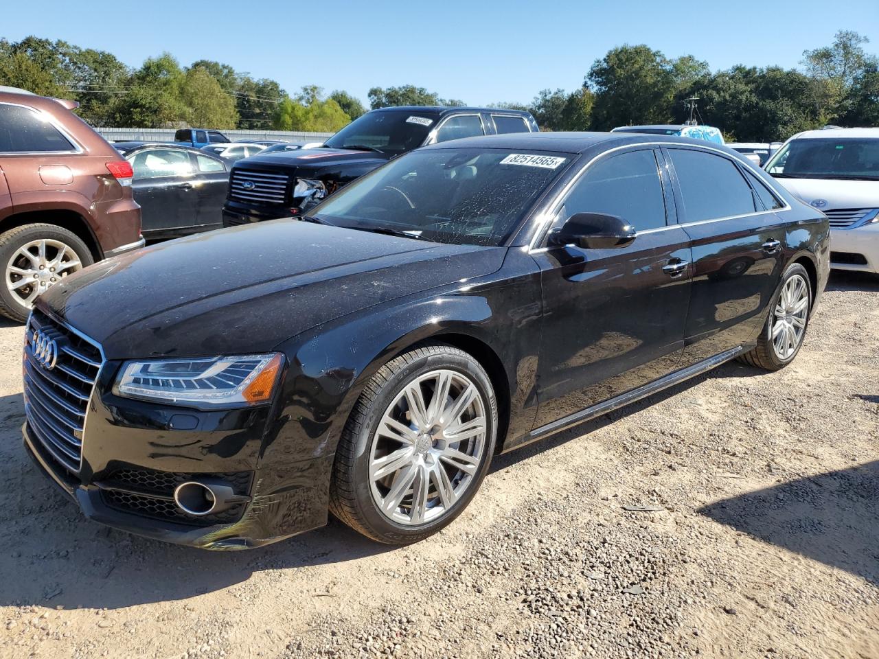 2018 Audi A8, VIN WAU44AFDXJN000630 — Front end