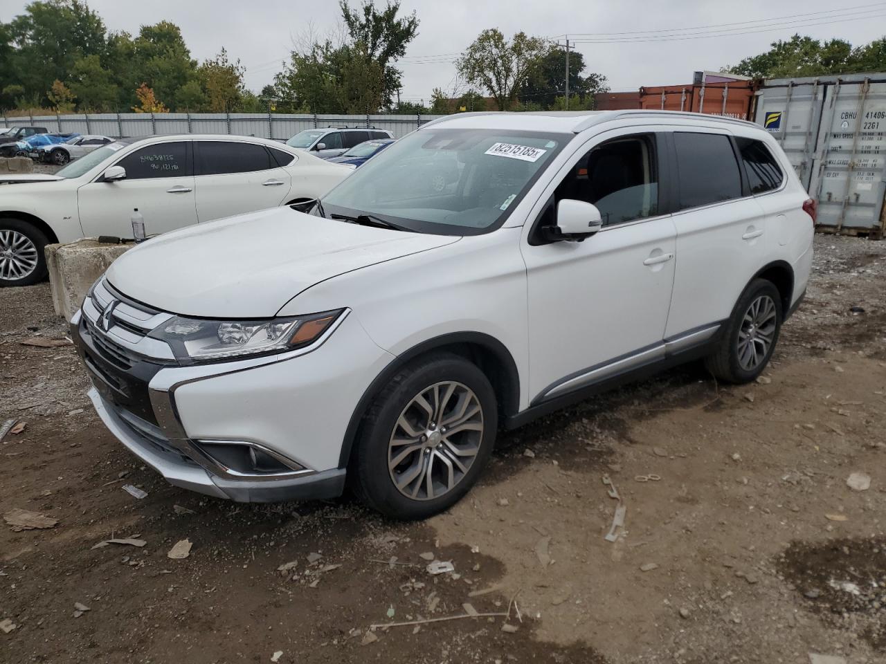 2017 Mitsubishi Outlander SE, VIN JA4AZ3A38HZ065488 — Engine fire