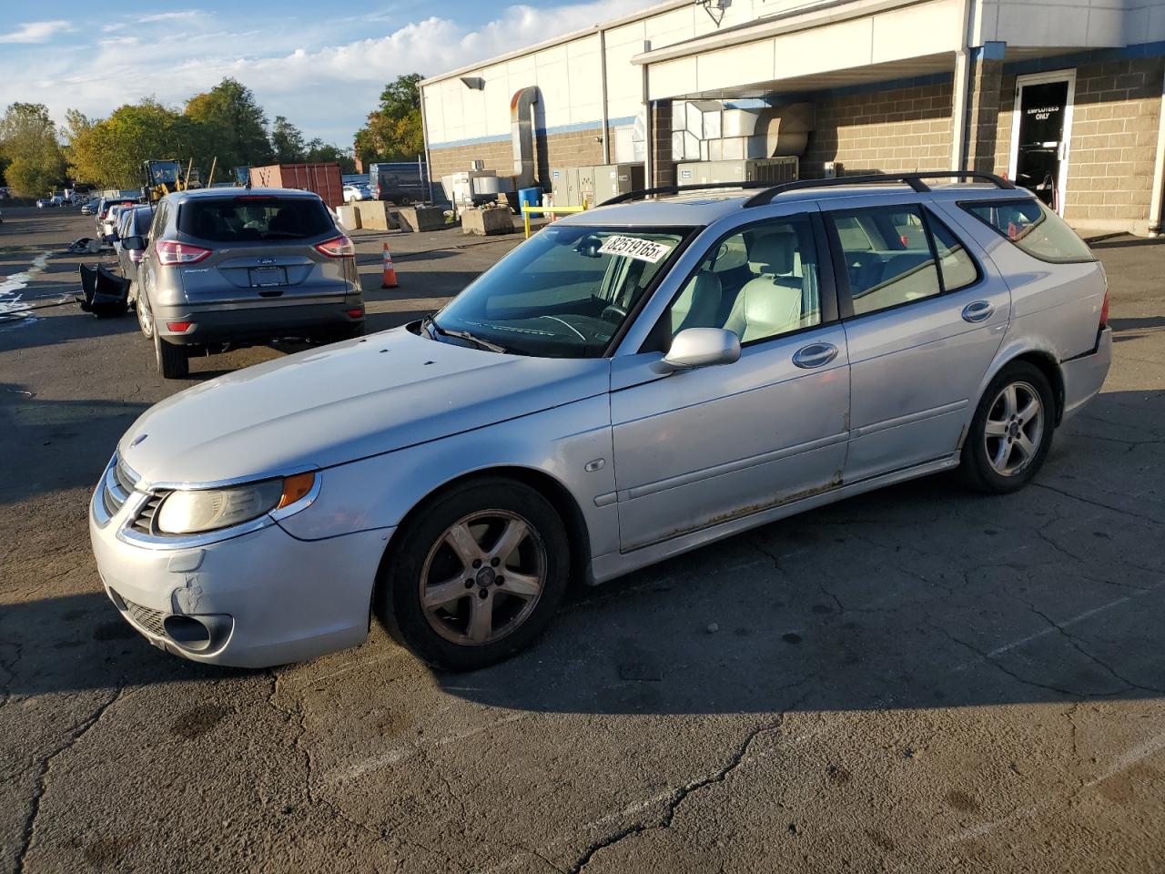 2008 Saab 9-5 SportCombi, VIN YS3ED59GX83512312 — Зад