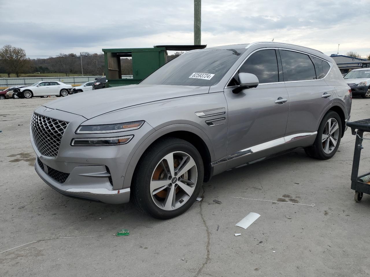 2021 Genesis GV80, VIN KMUHCESC9MU064855 — Minor dents and scratches