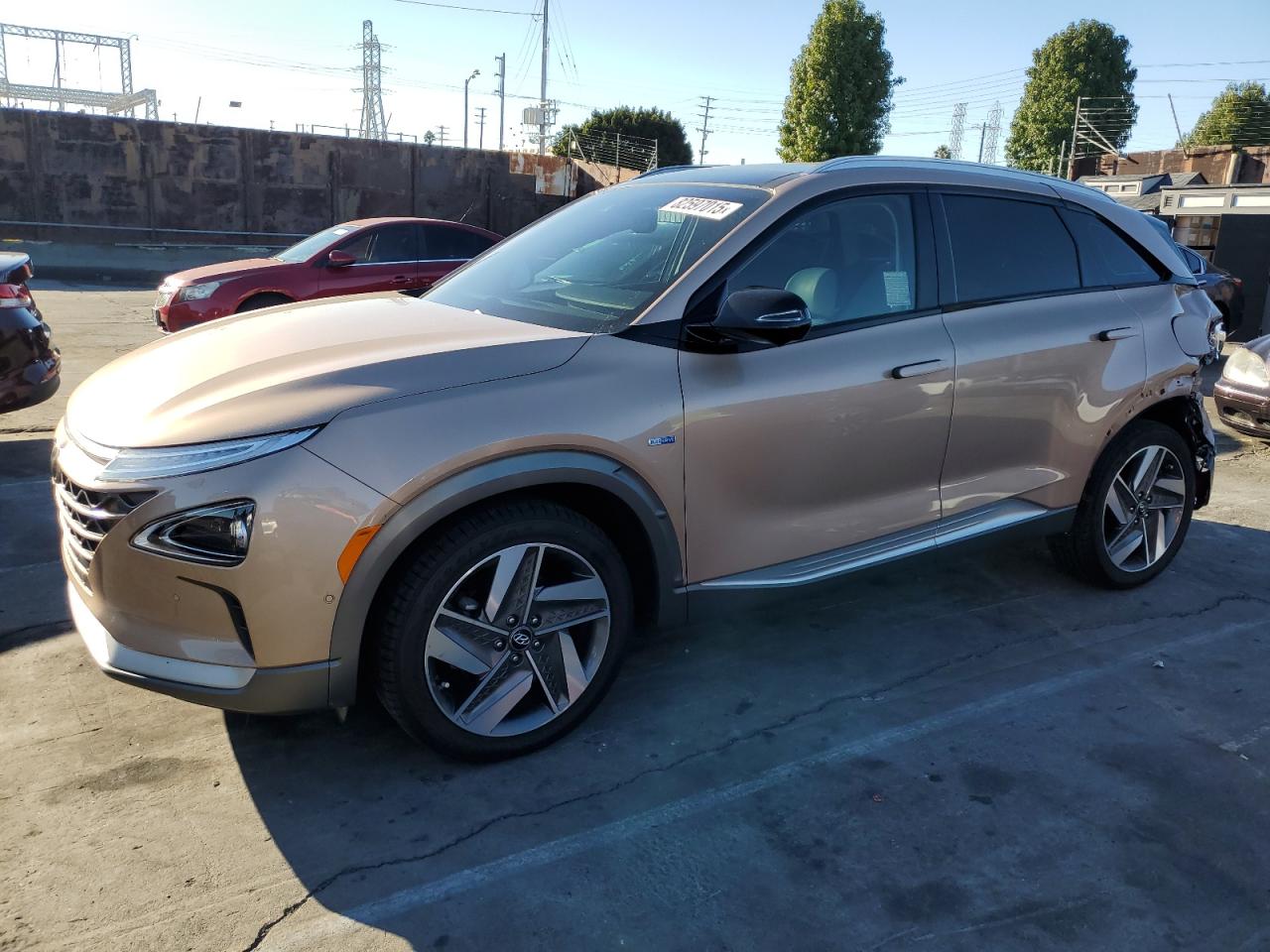 2019 Hyundai NEXO Limited, VIN KM8J84A66KU003709 — Rear end
