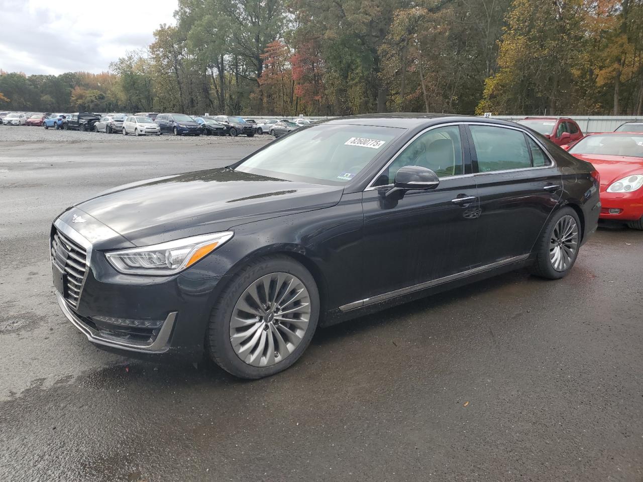 2019 Genesis G90 Premium, VIN KMTF34JA8KU056846 — Water / flood
