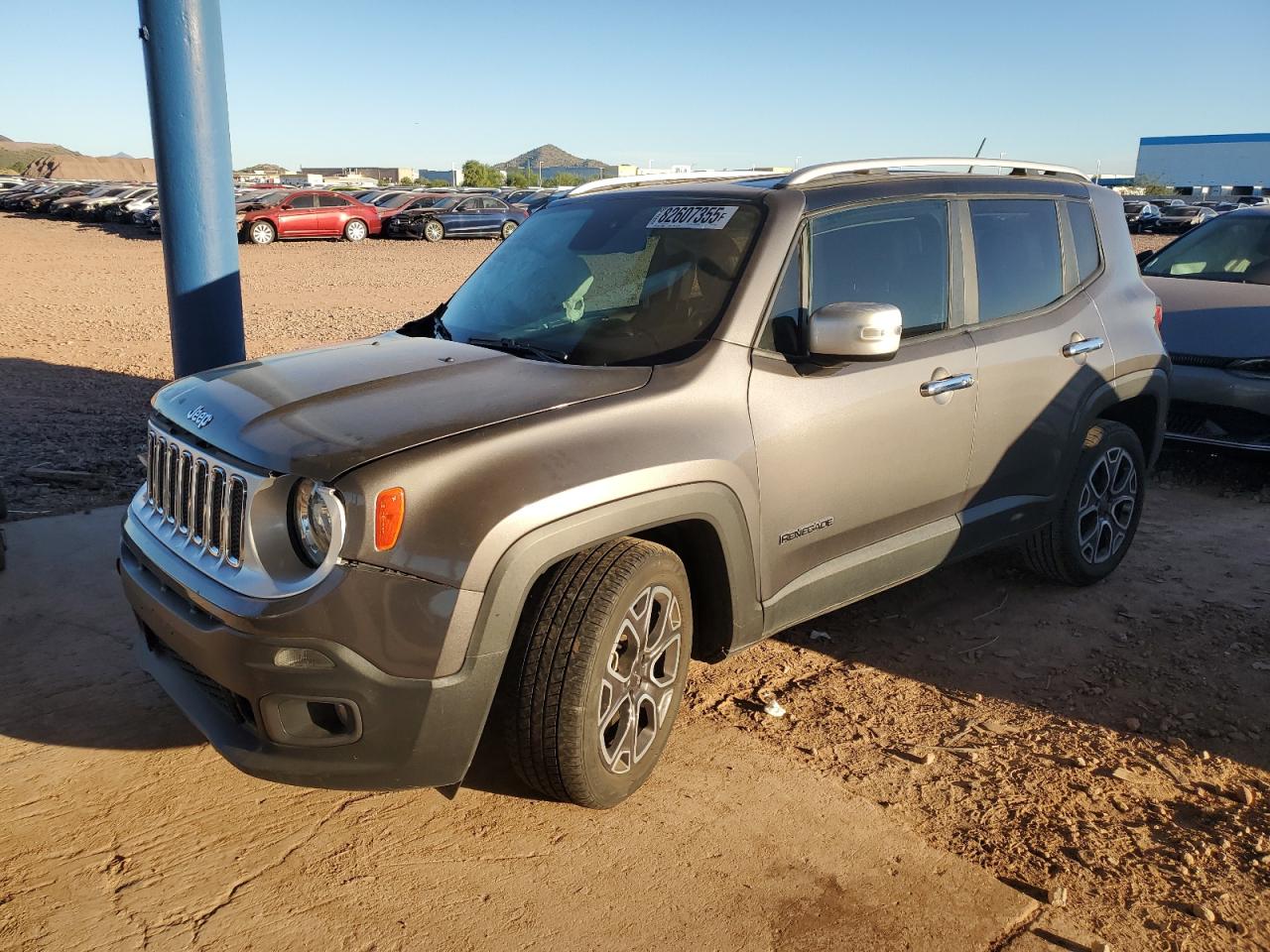 2017 Jeep Renegade Limited, VIN ZACCJADB4HPF09073 — Undercarriage