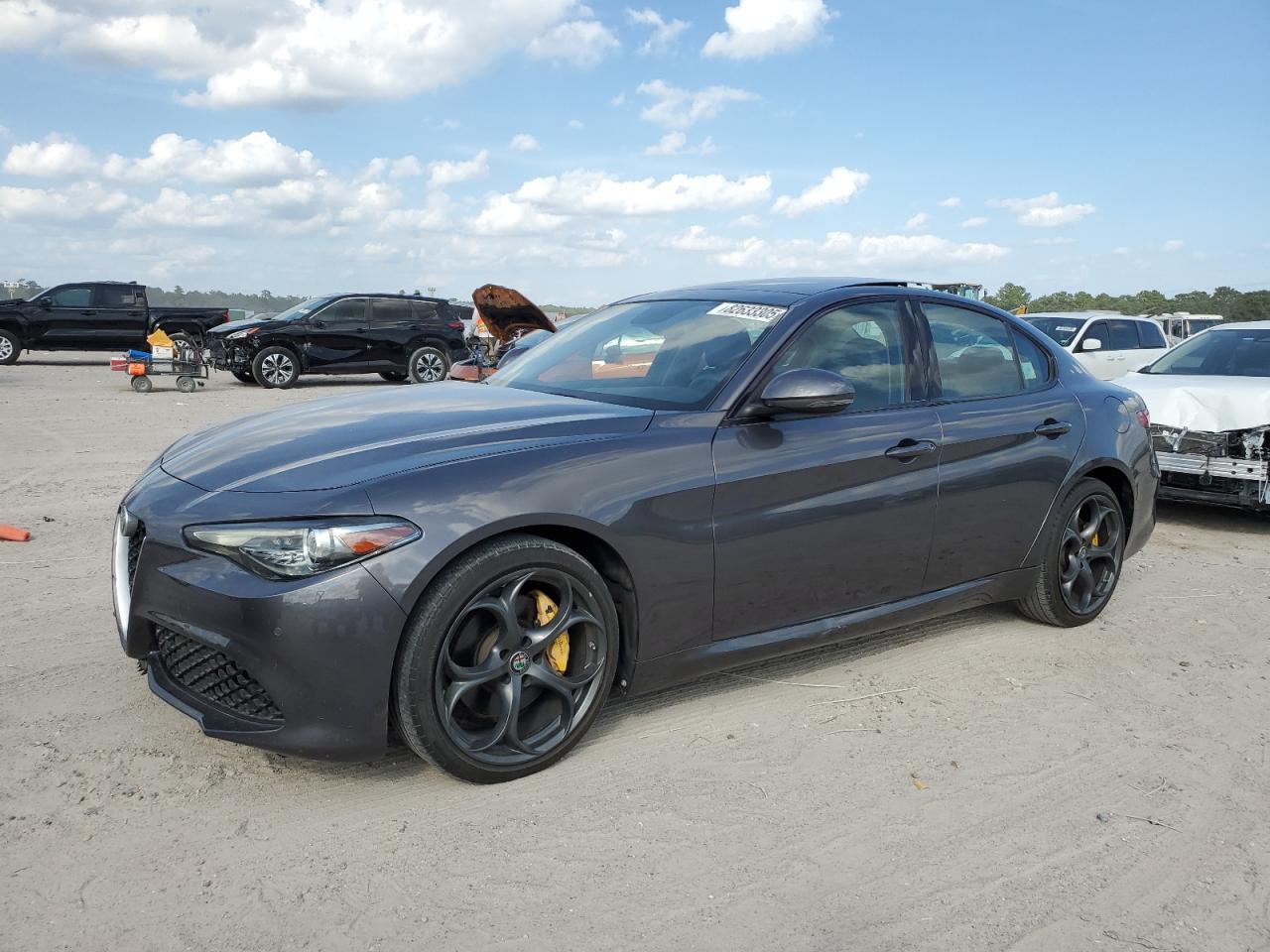 2019 Alfa Romeo Giulia Ti Sport, VIN ZARFANBN4K7611937 — Вода / потоп