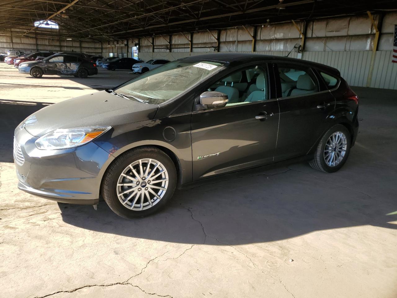2016 Ford Focus Electric, VIN 1FADP3R4XGL406256 — Rear end