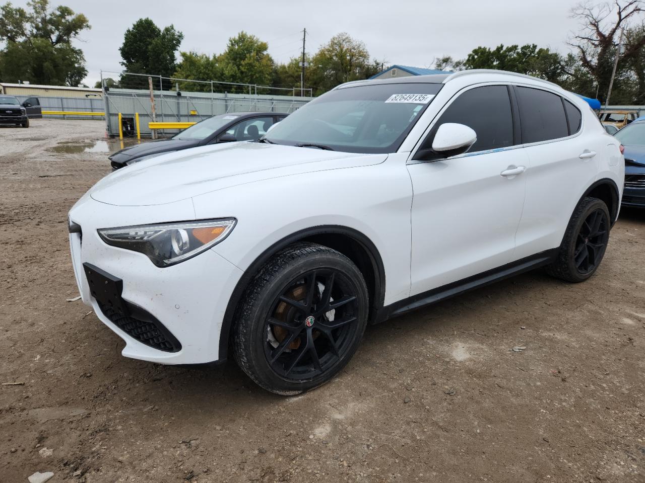 2018 Alfa Romeo Stelvio Ti, VIN ZASFAKBN3J7B85074 — Hail