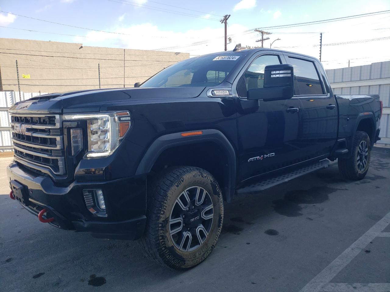 2021 GMC Sierra 3500HD AT4, VIN 1GT49VEY3MF190740 — Front end