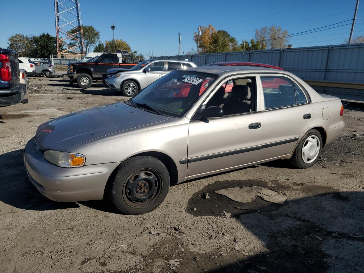 2002 Chevrolet Prizm, VIN 1Y1SK52812Z402039 — Side
