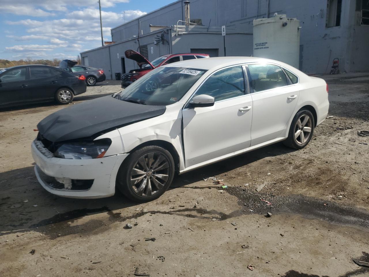 2013 Volkswagen Passat SE, VIN 1VWBP7A37DC043872 — Partial repair