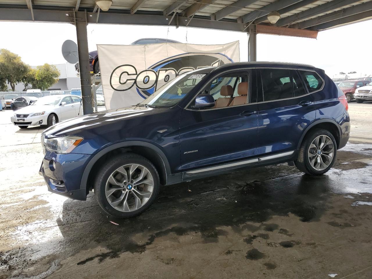 2017 BMW X3 xDrive28i, VIN 5UXWX9C59H0T09882 — Front end