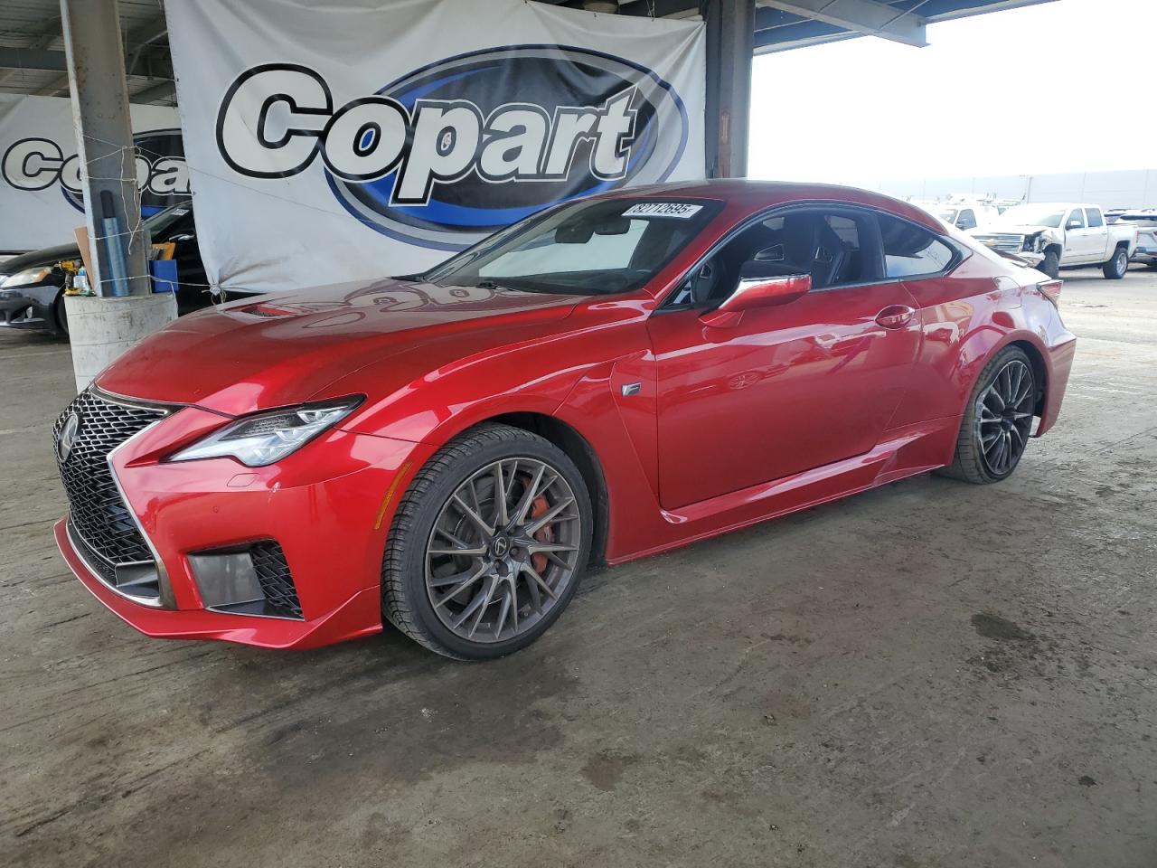 2020 Lexus RC F, VIN JTHDP5BC9L5007665 — Vandalism