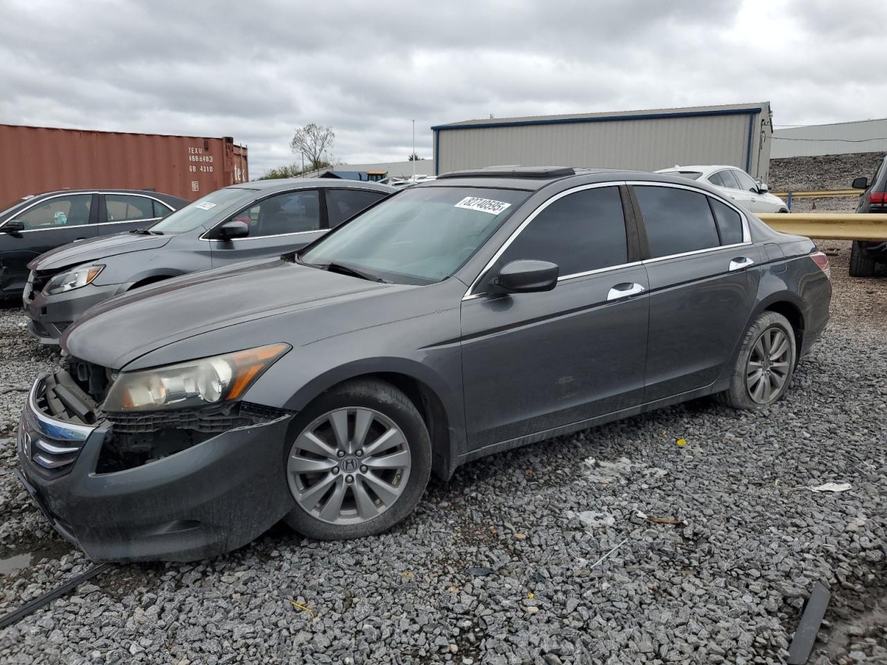 2012 Honda Accord EX-L, VIN 1HGCP3F80CA031790 — Front end