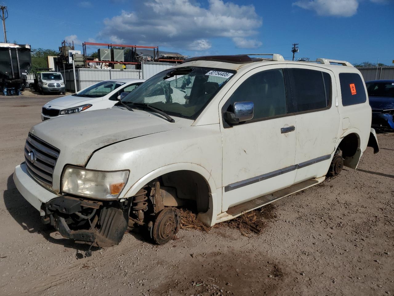 2005 Infiniti QX56, VIN 5N3AA08A15N806263 — Vandalism