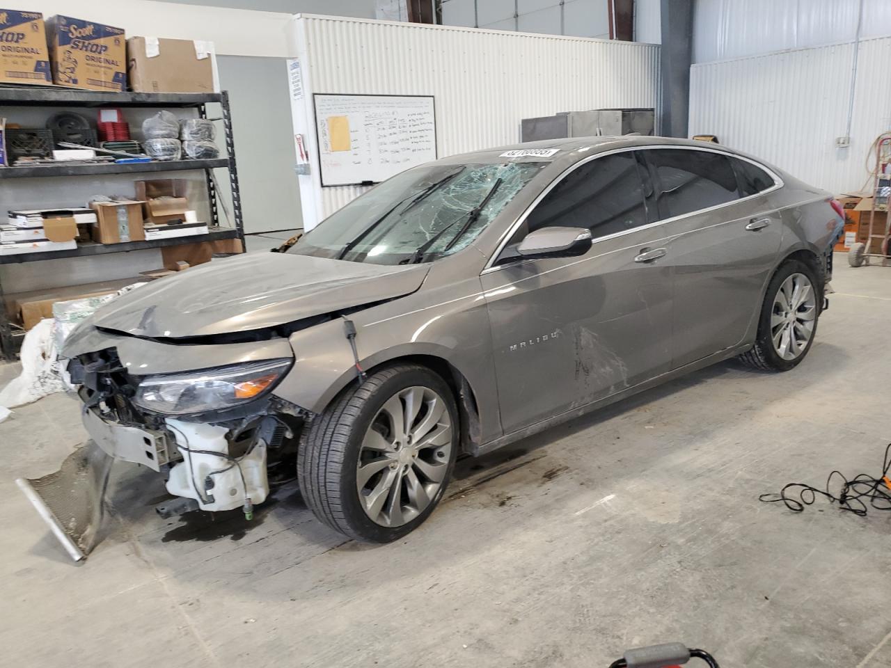 2017 Chevrolet Malibu Premier, VIN 1G1ZH5SX0HF173705 — Water / flood