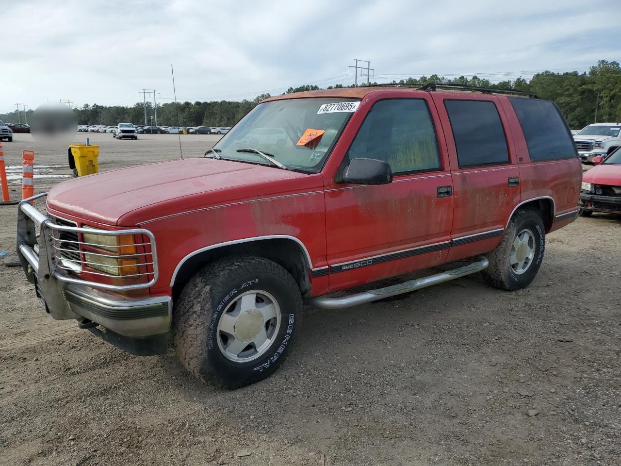 1995 GMC Yukon, VIN 1GKEK13K4SJ759125 — Stripped