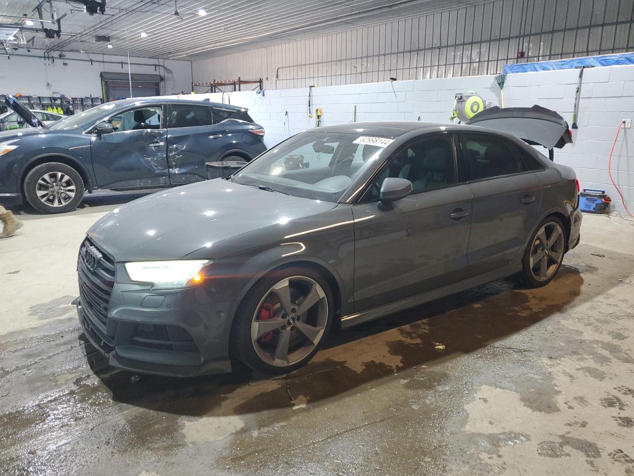 2019 Audi S3 Prestige, VIN WAUF1GFF6K1020467 — Rear end