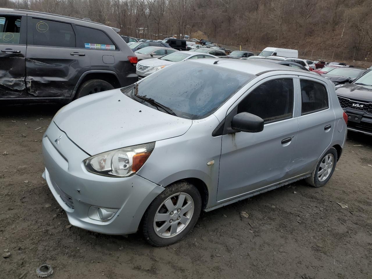 2014 Mitsubishi Mirage DE, VIN ML32A3HJ0EH021401 — Minor dents and scratches