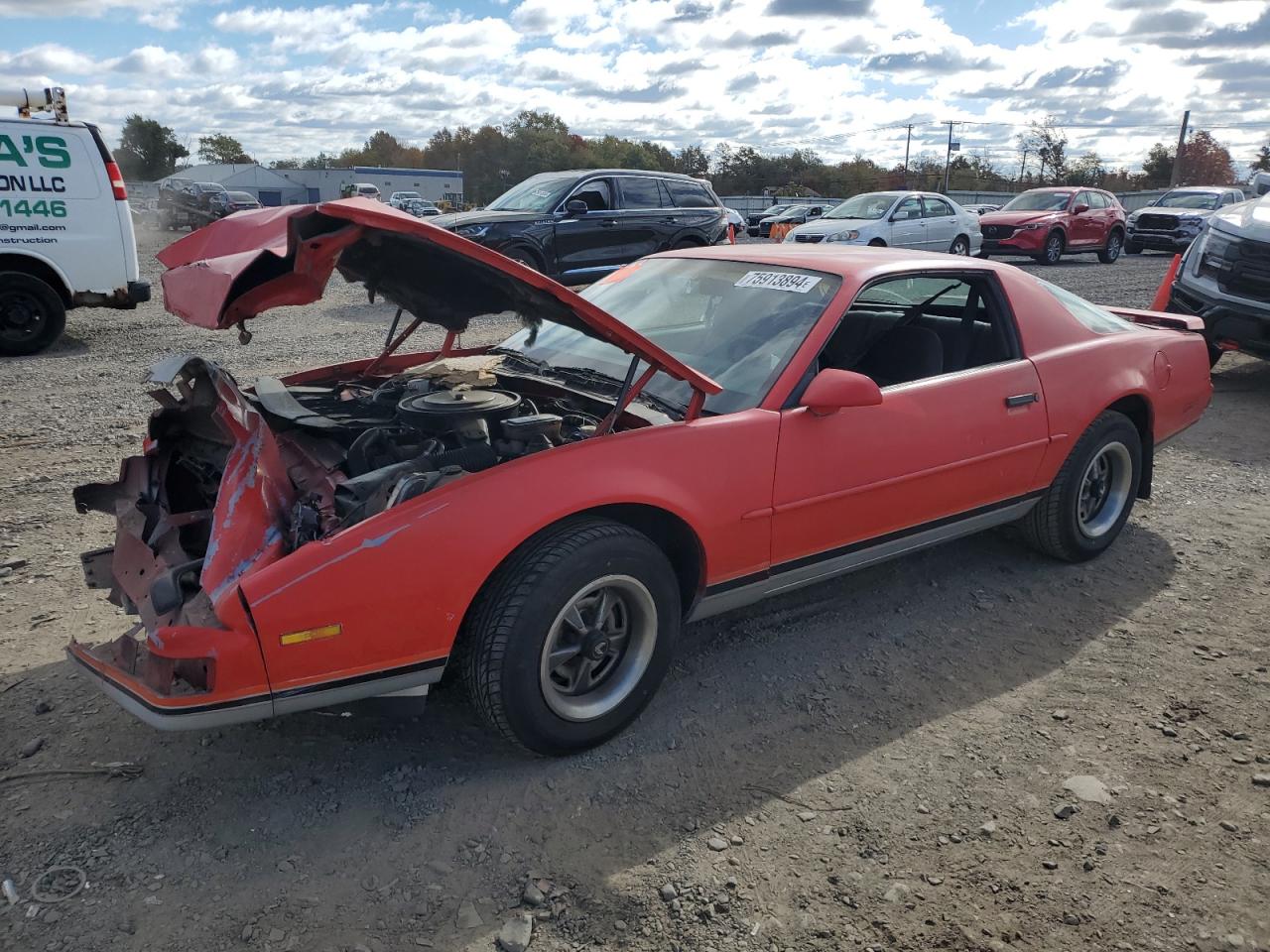 1987 Pontiac Firebird, VIN 1G2FS21H2HN234955 — Biohazard / chemical
