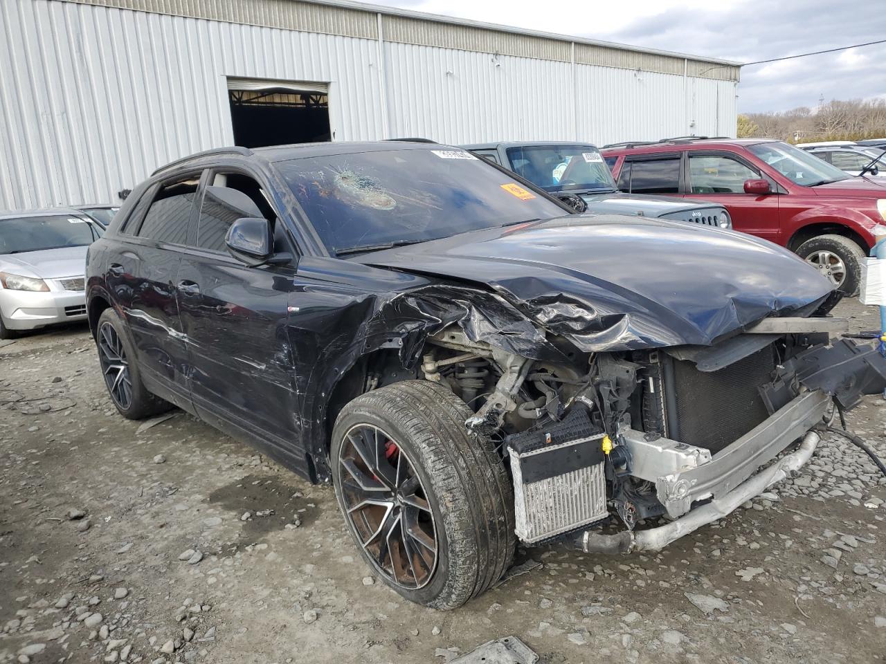 2020 Audi Q8 Premium Plus, VIN WA1EVAF16LD024128 — Front end