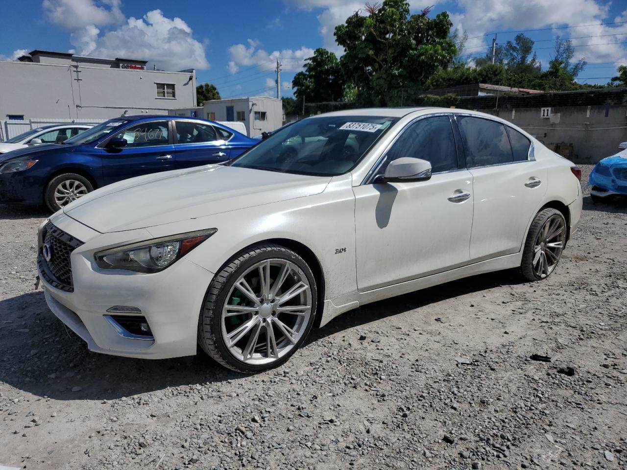 2019 Infiniti Q50 Luxe, VIN JN1EV7AP6KM510122 — Undercarriage