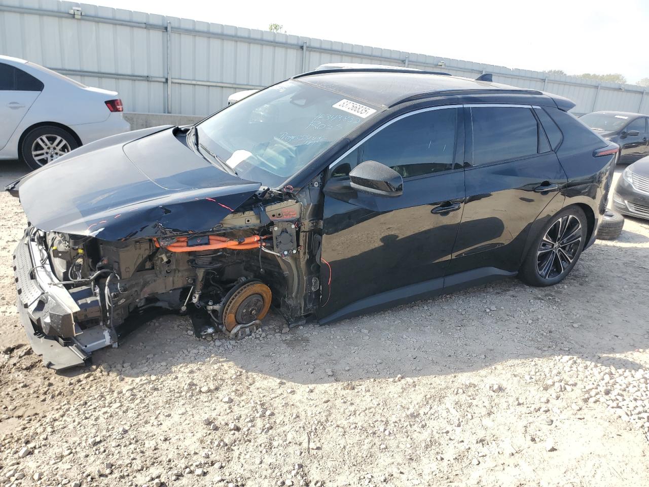 2023 Toyota bZ4X XLE, VIN JTMABACA7PA013731 — Front end