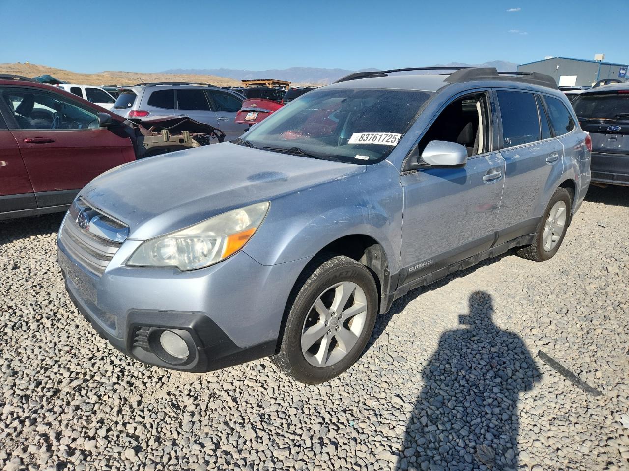 2013 Subaru Outback Premium, VIN 4S4BRCCC1D3269887 — Stripped