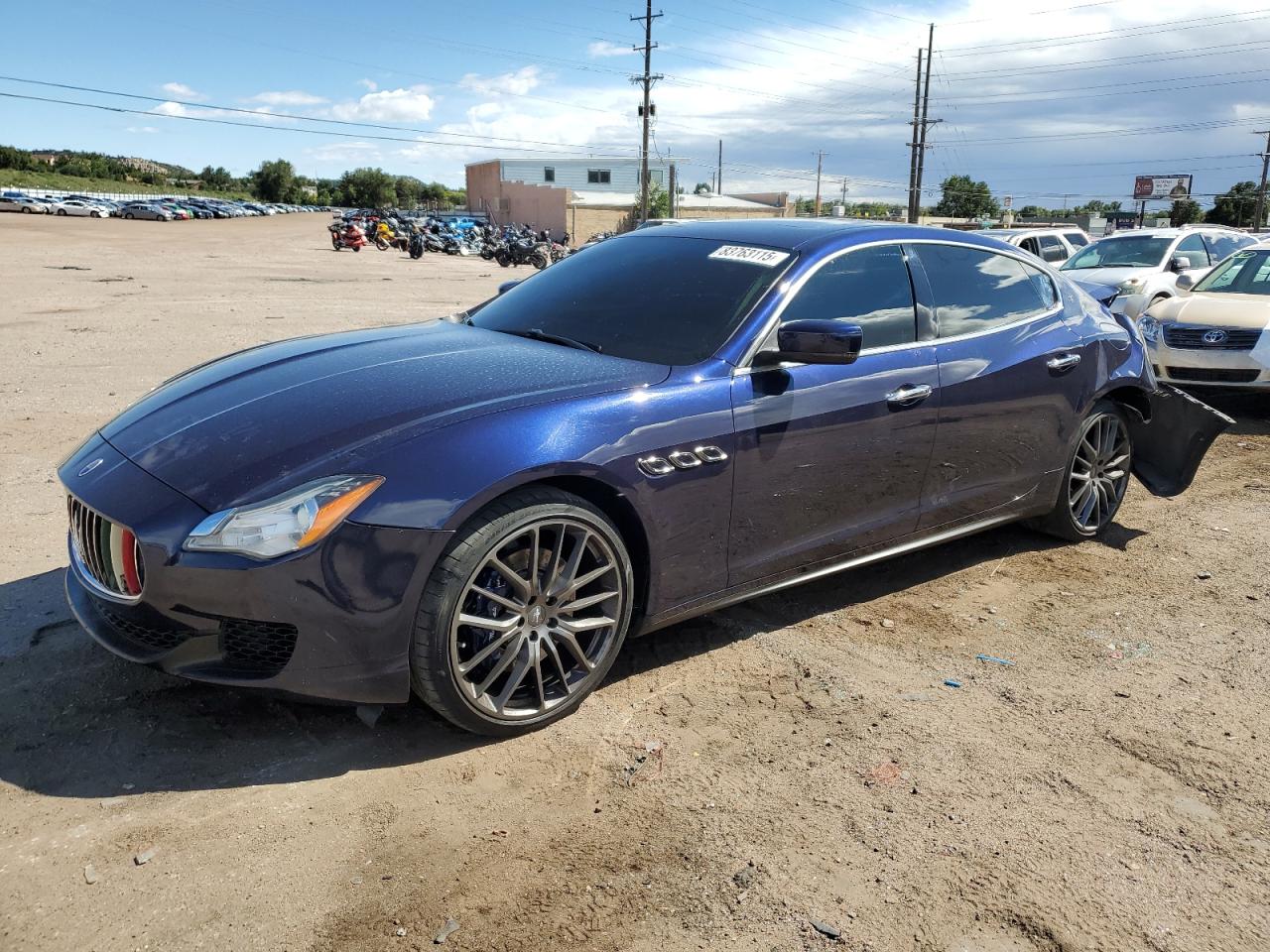 2014 Maserati Quattroporte S Q4, VIN ZAM56RRA3E1076572 — Rear end