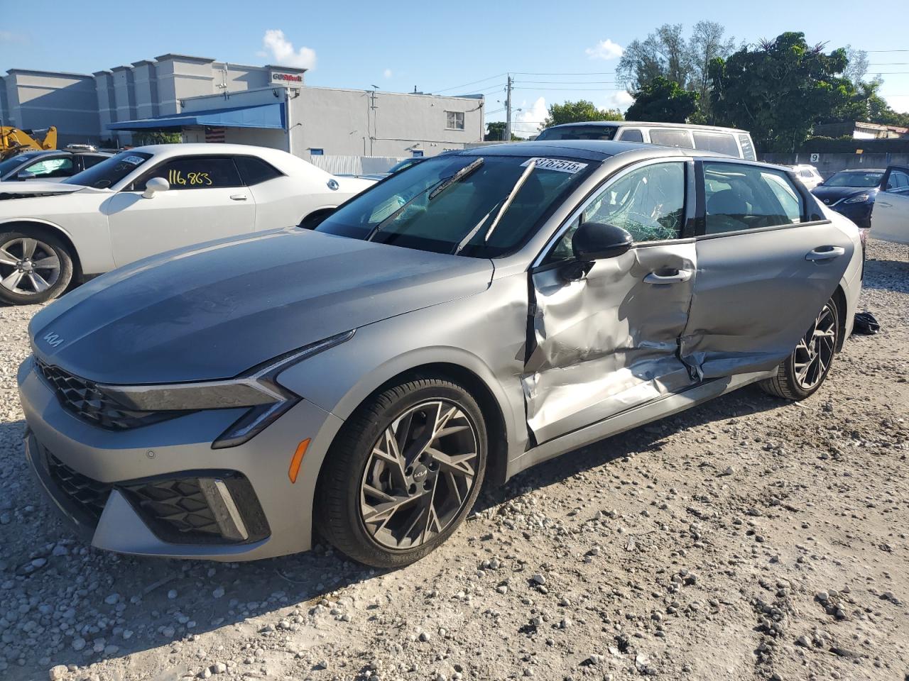 2025 Kia K5 GT-Line, VIN KNAG64J76S5352390 — Side