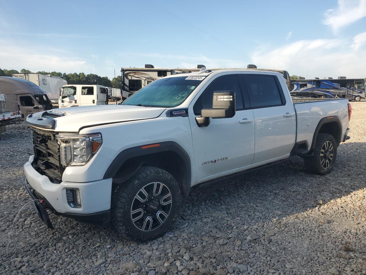 2023 GMC Sierra 2500HD AT4, VIN 1GT49PEY9PF184635 — Water / flood