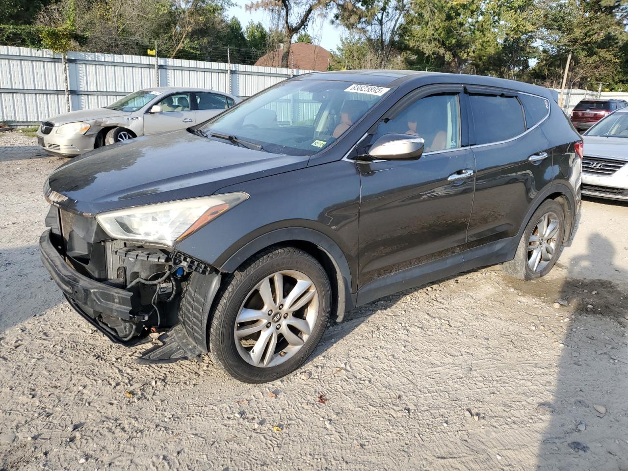 2013 Hyundai Santa Fe Sport, VIN 5XYZW3LA1DG064172 — Front end