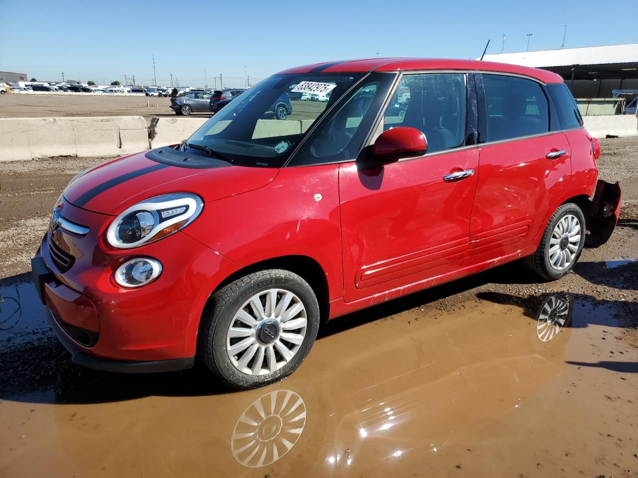 2015 FIAT 500L Easy, VIN ZFBCFABH9FZ033736 — Rear end