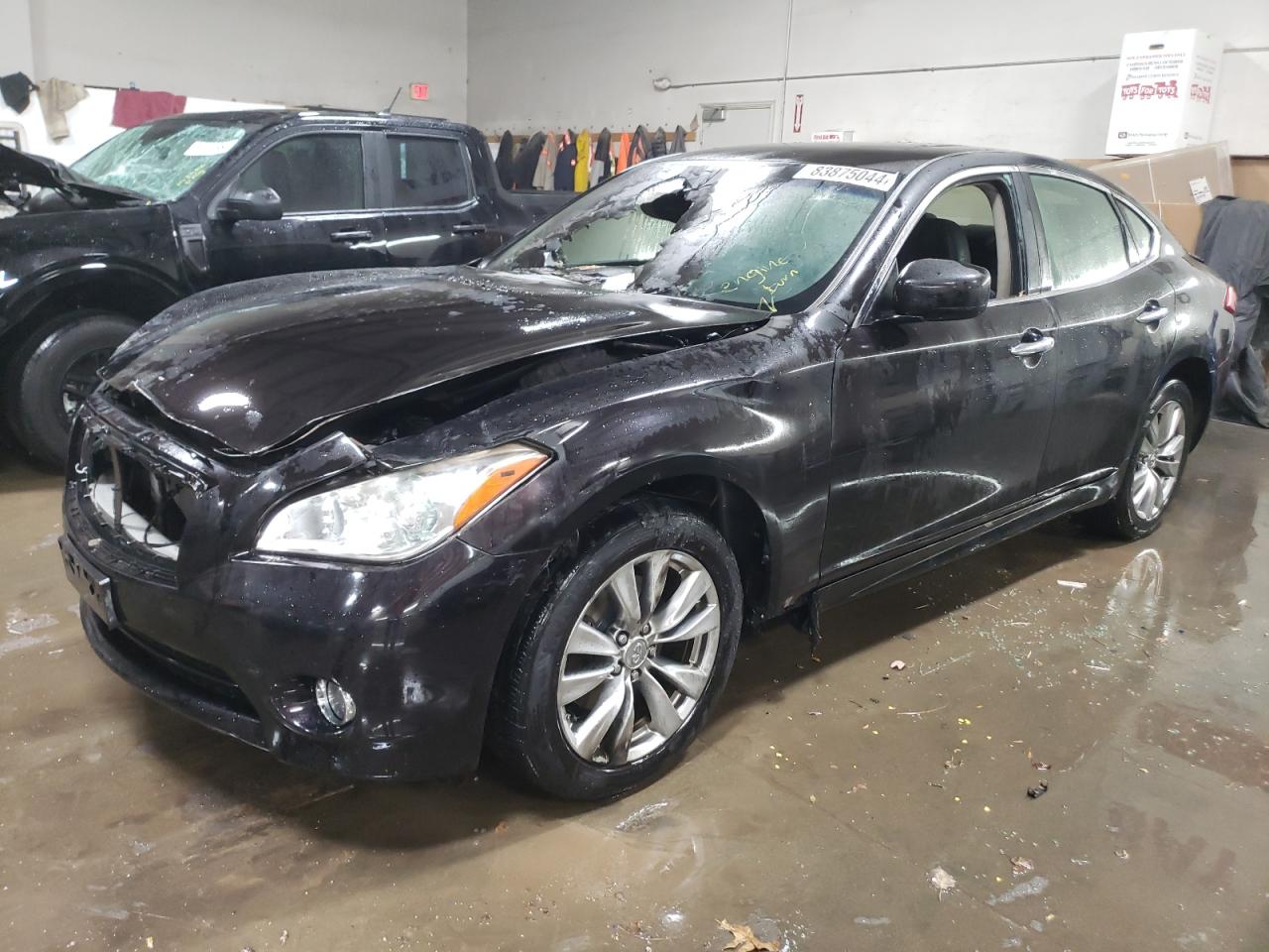 2012 Infiniti M, VIN JN1BY1AR7CM391149 — Engine fire