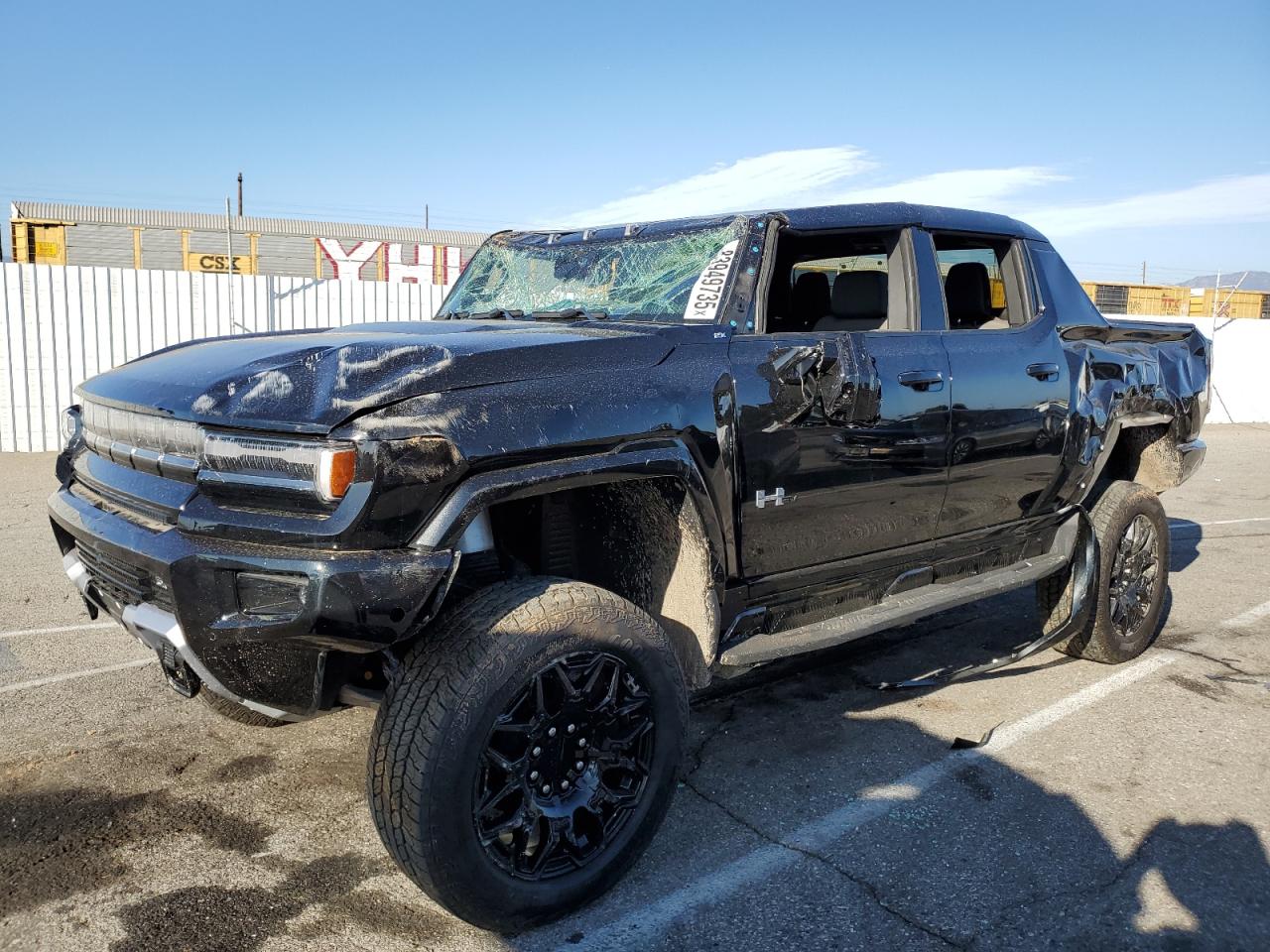 2025 GMC HUMMER EV Pickup 2X, VIN 1GT40BDD8SU111739 — Rollover