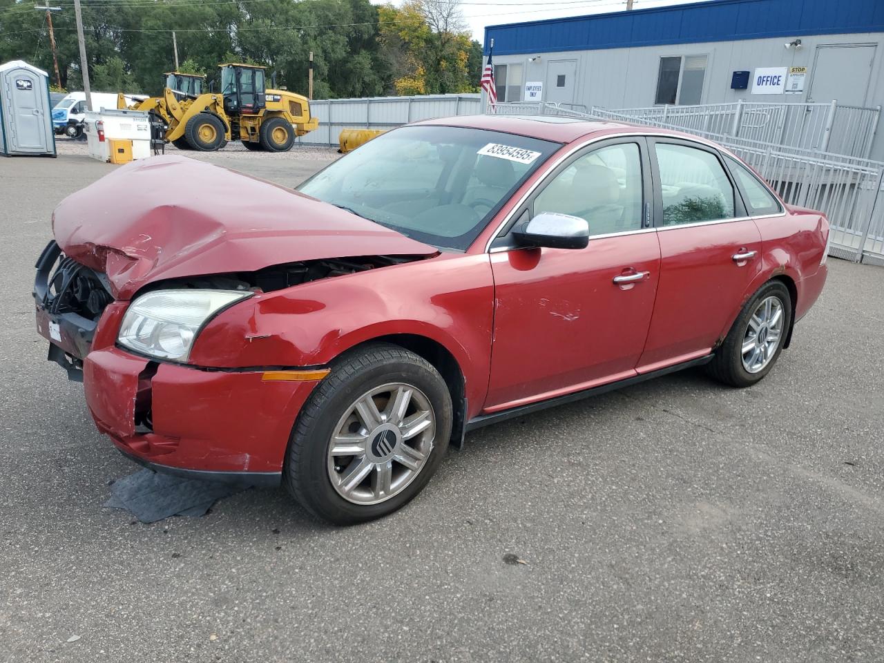 2009 Mercury Sable Premier, VIN 1MEHM42W99G619778 — Front end