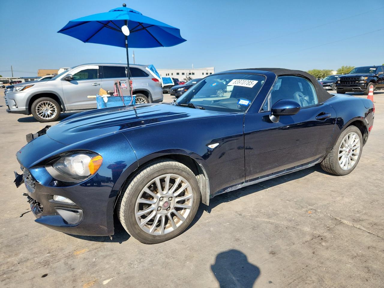 2018 FIAT 124 Spider Abarth, VIN JC1NFAEKXJ0138647 — Front end