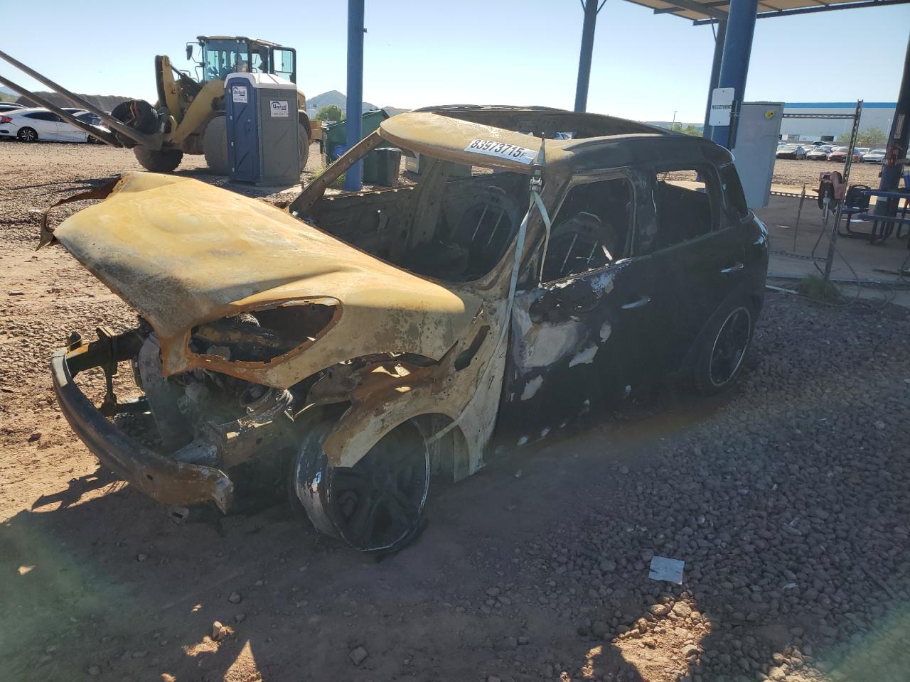 2012 MINI Countryman S, VIN WMWZC3C50CWL83525 — Пожар в салоне