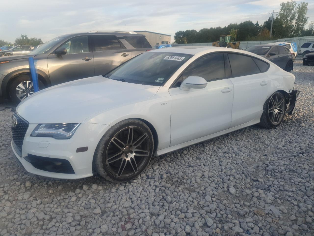 2014 Audi S7 Prestige, VIN WAUW2AFC2EN098340 — Rear end