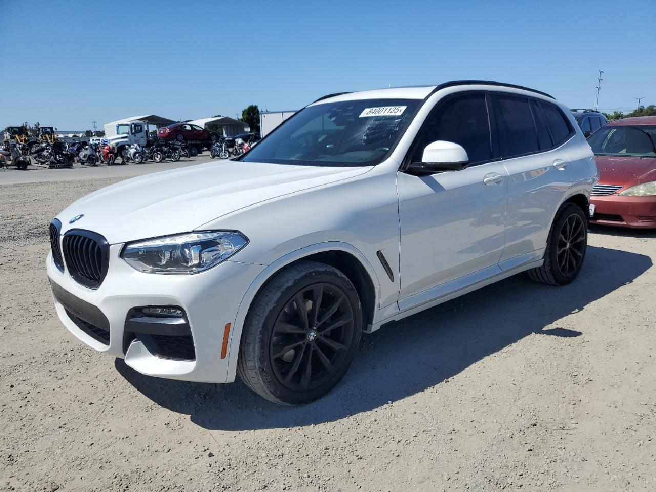 2020 BMW X3 sDrive30i, VIN 5UXTY3C03L9D50646 — Rear end