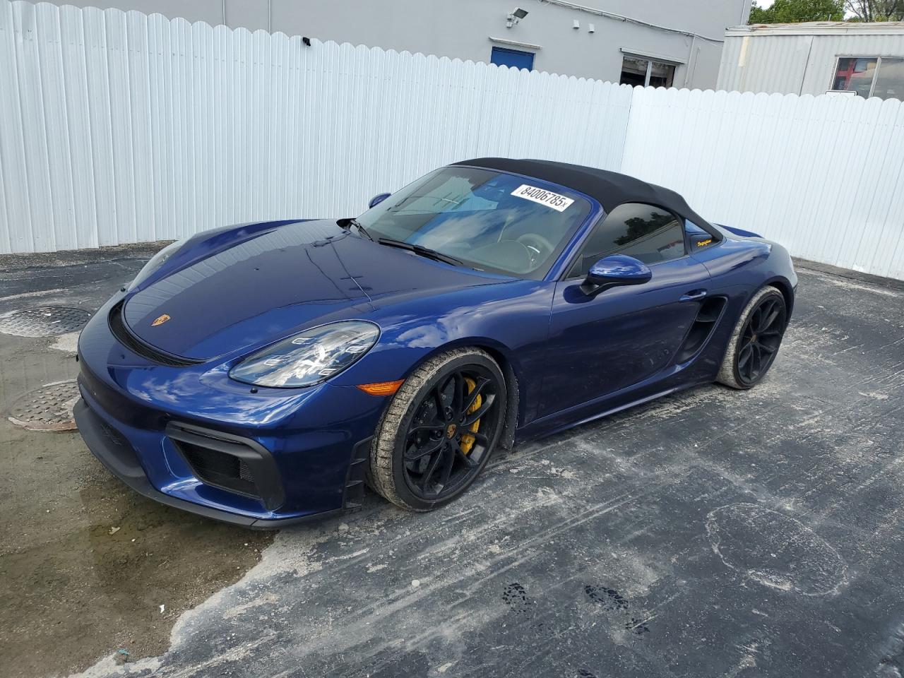 2021 Porsche 718 Spyder, VIN WP0CC2A8XMS240221 — Перед