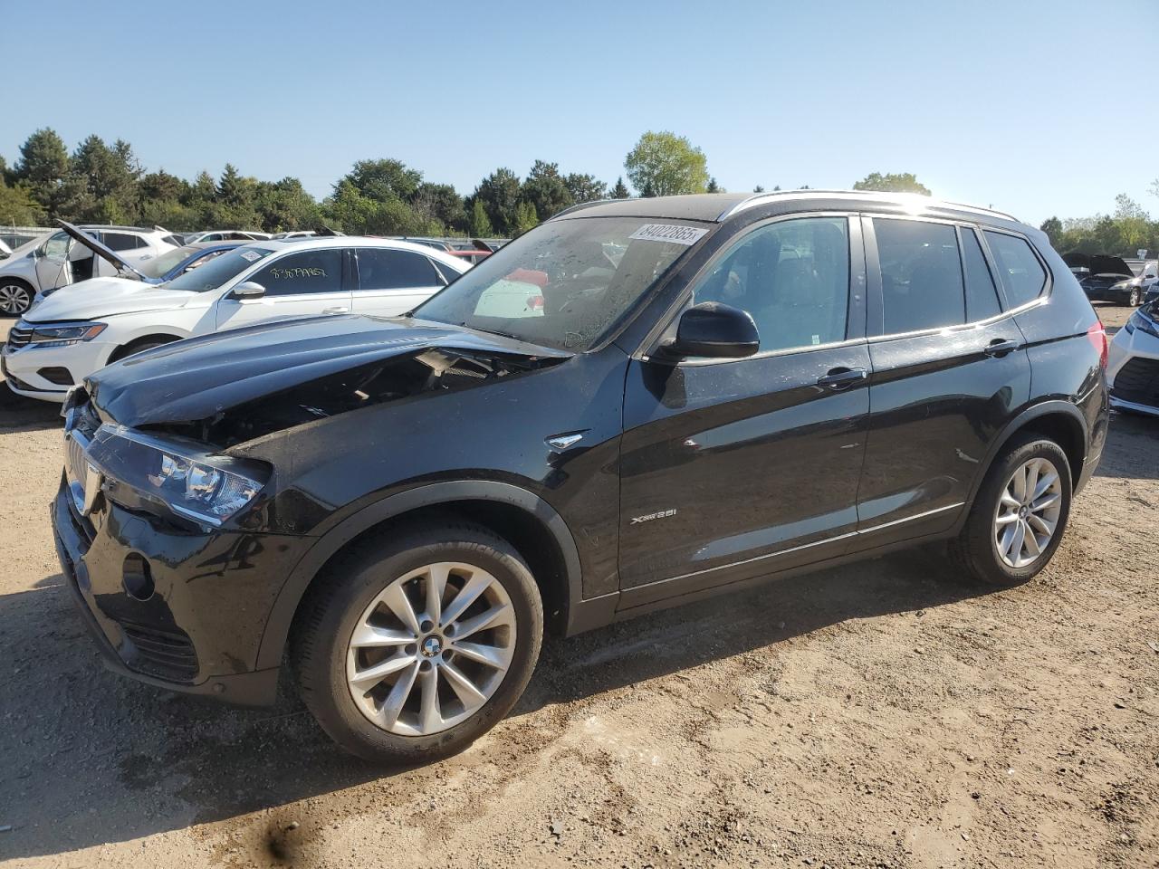 2016 BMW X3 xDrive28i, VIN 5UXWX9C53G0D75670 — Front end