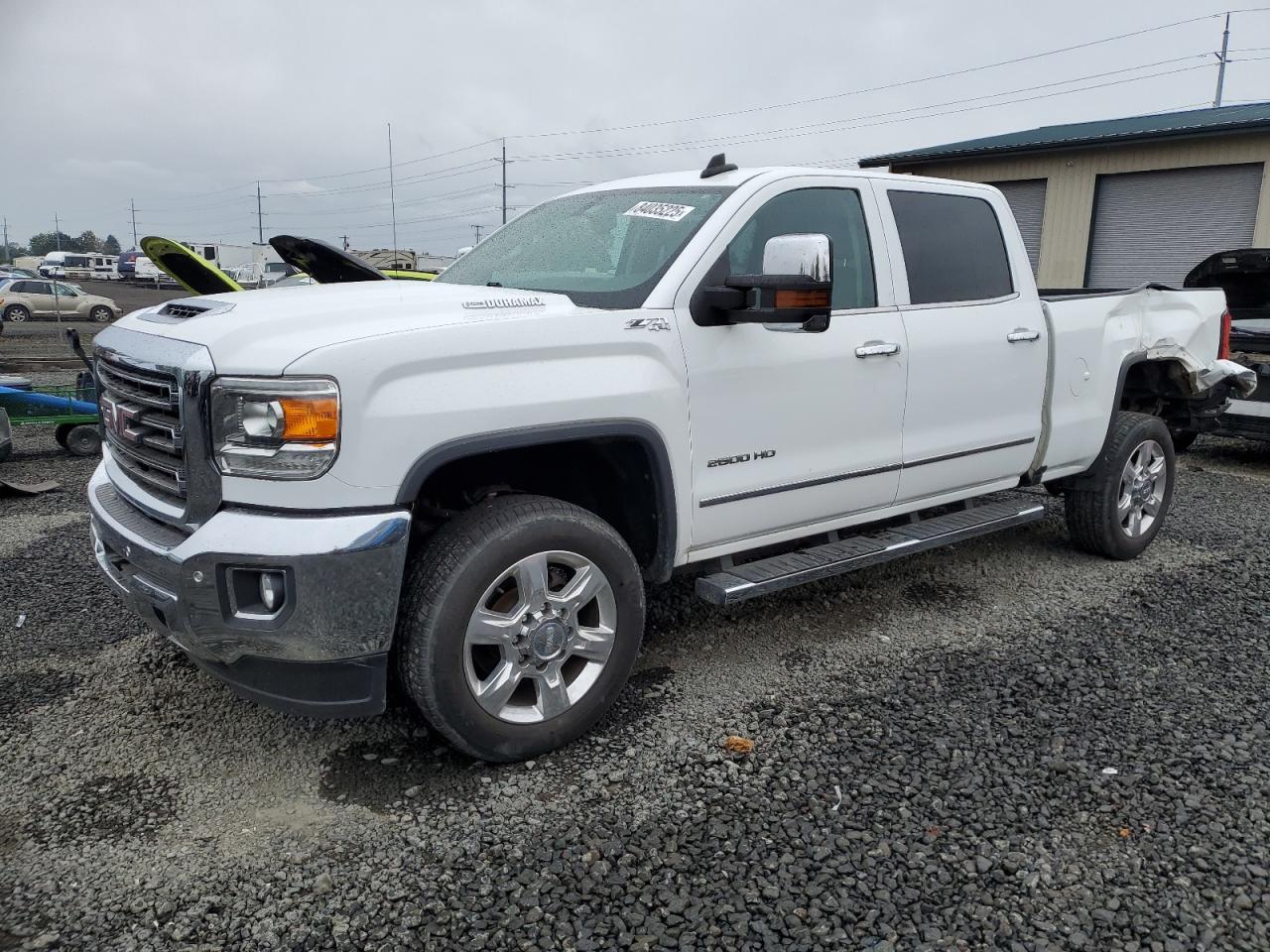 2019 GMC Sierra 2500HD SLT, VIN 1GT12REY5KF165267 — Rear end