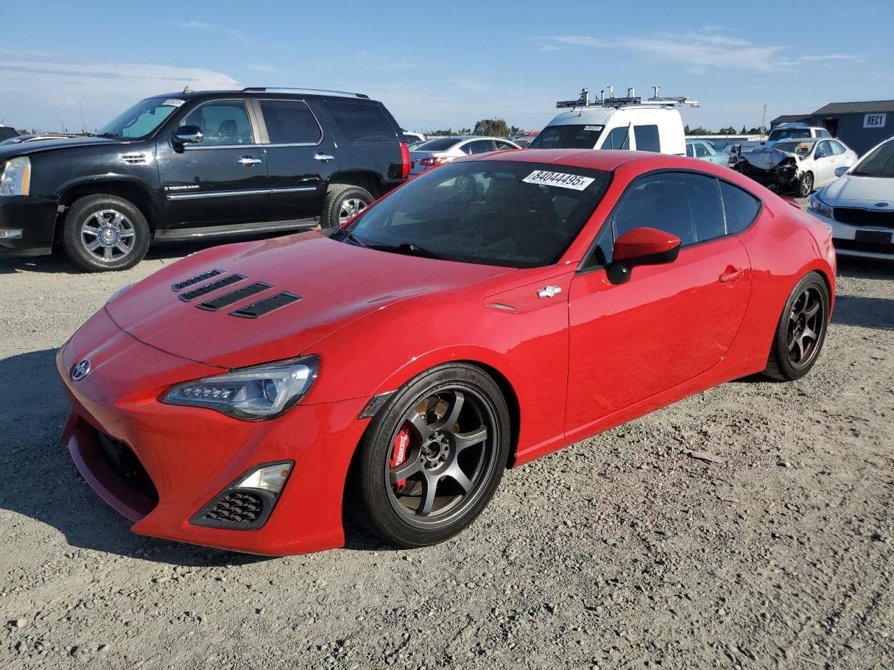 2014 Scion FR-S, VIN JF1ZNAA14E9701820 — Engine fire