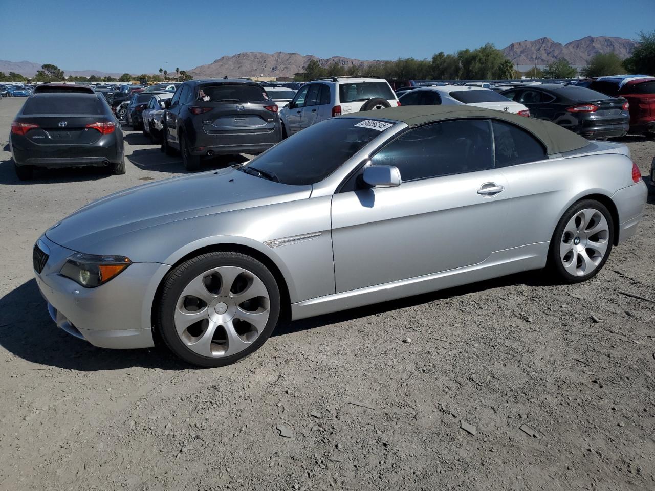 2007 BMW 6 Series 650i, VIN WBAEK13557CN80994 — Rear end