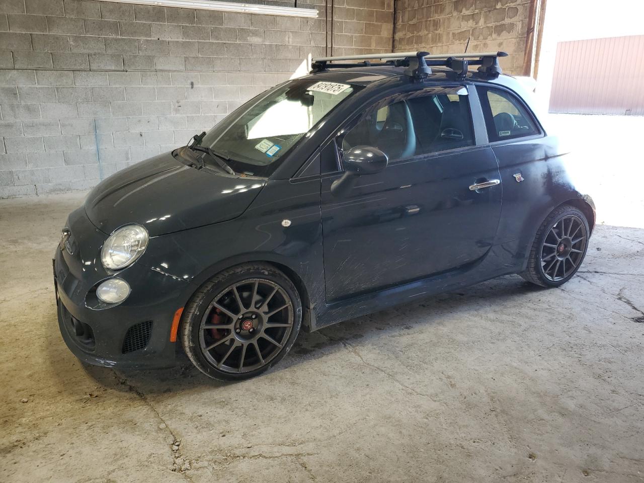2017 FIAT 500 Abarth, VIN 3C3CFFFH2HT527844 — Normal wear