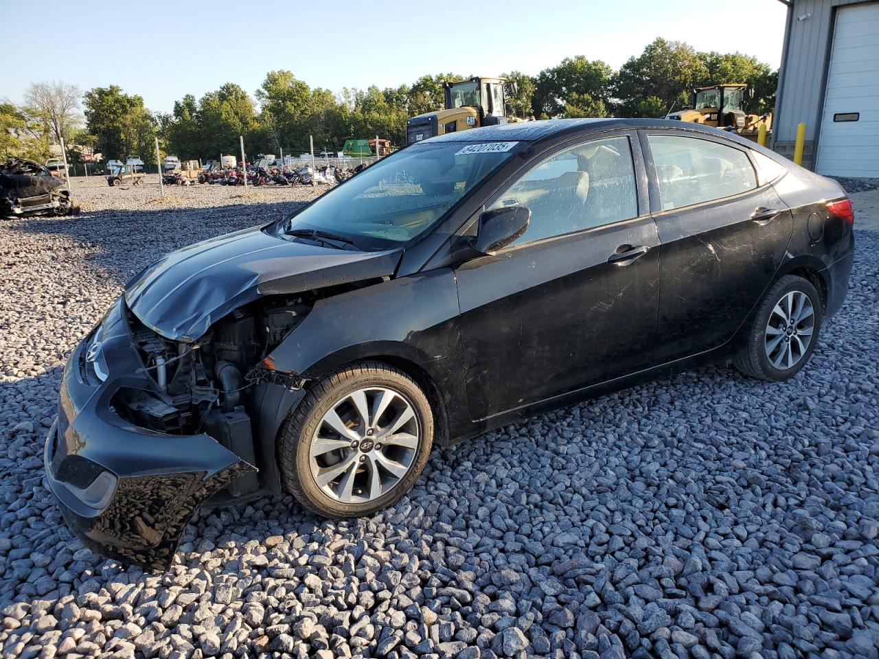 2017 Hyundai Accent SE, VIN KMHCT4AE3HU339180 — Front end
